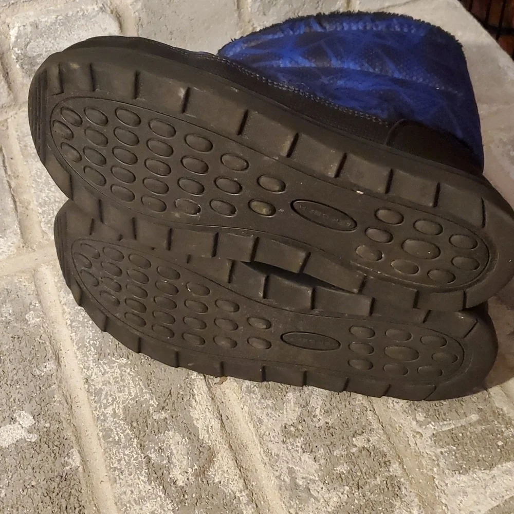 Tek Gear boots Ski Boots Size 5 M Blue Black